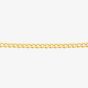 9ct Yellow Gold 40cm Fine Curb Chain CC008 40CM