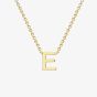 9ct Yellow Gold Mini Initial E Necklace 01.19.0154
