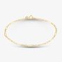 9ct Yellow Gold 7.5 Inch Fine Oval Link Chain Bracelet GB514