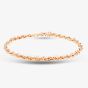 9ct Rose Gold 7.5 Inch Prince of Wales Chain Bracelet 5.29.4322