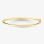 9ct Yellow Gold Plain Hinged Bangle MOSC2089Y