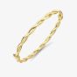 9ct Yellow Gold Contemporary Twisted Bangle 111225147594