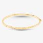 9ct Yellow Gold Diamond Cut Bangle BN336