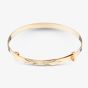 9ct Yellow Gold Diamond-Cut Expandable Child Bangle BN386