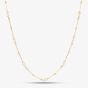 9ct Yellow Gold Freshwater Pearl & Ball Necklace GN367W