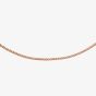 9ct Rose Gold Diamond Cut Curb Chain 5.13.2510