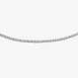 18ct White Gold Diamond-Cut Curb Chain Necklace 7.13.3953