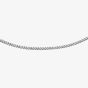 9ct White Gold Diamond Cut Curb Chain 5.13.0033