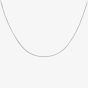 9ct White Gold Diamond Cut Curb Chain 5.13.0034