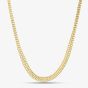  9ct Gold 18 inch Graduated Chain Necklace NBE027