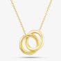 9ct Yellow Gold Interlinked Rings Necklace 1.19.6594
