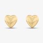9ct Yellow Gold Heart Stud Earrings 1.59.0863