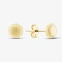 9ct Yellow Gold 5mm Round Button Stud Earrings E17-5394