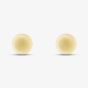 9ct Yellow Gold 5mm Round Button Stud Earrings E17-5394