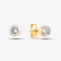 9ct Yellow Gold Cubic Zirconia Stud Earrings 1.57.9949