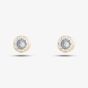 9ct Yellow Gold Cubic Zirconia Stud Earrings 1.57.9949