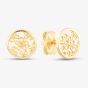 9ct Yellow Gold 7mm Filigree Floral Stud Earrings 1.55.6899