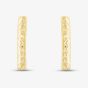 9ct Yellow Gold Diamond Cut Bar Drop Earrings 1.50.0315