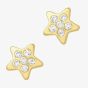 9ct 6mm Cubic Zirconia Star Stud Earrings 1.58.8969