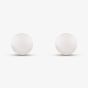 9ct 5.5 x 6mm Drilled Freshwater Pearl Stud Earrings EOZ106SD