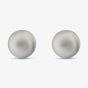 18ct White Gold Grey Pearl Stud Earrings EOX150TA