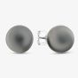 18ct White Gold Dark Grey Pearl Stud Earrings EOX150TA DRK GRY