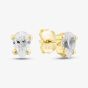 9ct Yellow Gold Pear Cut Cubic Zirconia Stud Earrings 1.57.0026