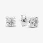 9ct White Gold Round Cubic Zirconia Stud Earrings  5.59.1860