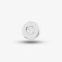 9ct White Gold Cubic Zirconia Rubover Single Stud Earring SE551 (1X SINGLE EARRING)