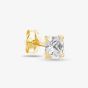 9ct Yellow Gold Cubic Zirconia Square Single Stud Earring 1.58.6979 (1X SINGLE EARRING)