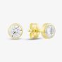 9ct Gold 5mm Cubic Zirconia Round Stud Earrings 1573423