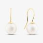 9ct Yellow Gold Freshwater Pearl Fixed Hook Earrings EOZ70073YG