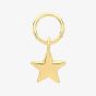 9ct Yellow Gold Star Earring Charm EPN004