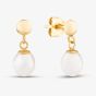 9ct Yellow Gold Freshwater Pearl Dropper Earrings 1.58.7979