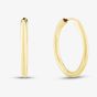 9ct Yellow Gold 22.5mm Hollow-Tube Hoop Earrings 1.51.2579