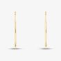 9ct Yellow Gold 50mm Large Round Hoop Earrings UER108Y
