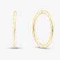 9ct Yellow Gold 14mm Twist Endless Hoop Earrings 1.51.3198