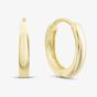 9ct Yellow Gold Tube Huggy Hoop Creole Earrings 1.59.1779