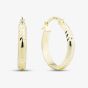 9ct Yellow Gold Small Patterned Hoop Earrings E-HTSC-315-9Y