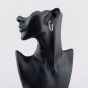 9ct Yellow Gold Twisted 25mm Hoop Earrings OR43325
