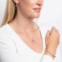 9ct Yellow Gold Rope Twist Double Drop Hoop Earrings GE2539