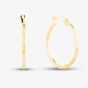 9ct Yellow Gold Square Tube Hoop Earrings ST-ER580