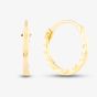 9ct Yellow Gold Sleeper Hoop Earrings 1.51.1859