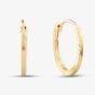 9ct Yellow Gold Sleeper Hoop Earrings 1.51.1879