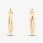 9ct Yellow Gold Double Oval Hoop Earrings ER383