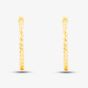9ct Yellow Gold Twist Hoop Earrings ER523
