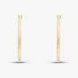 9ct Yellow Gold 30mm Diamond Cut Creole Earrings 1.53.4819