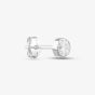 9ct White Gold Small Rubover Cubic Zirconia Single Stud Earring 5.57.9949 (1X SINGLE EARRING)