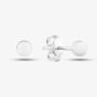 9ct White Gold Small Ball Stud Earrings 5-55-5853