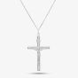 Sterling Silver Small Crucifix Necklace 8.64.2164
